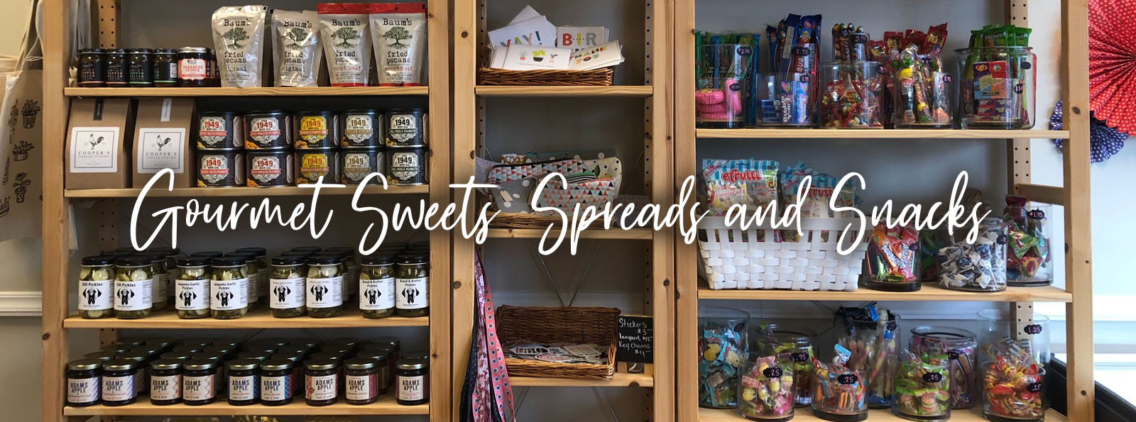 Gourmet Retail Goods, Snacks, Spreads, Sweets