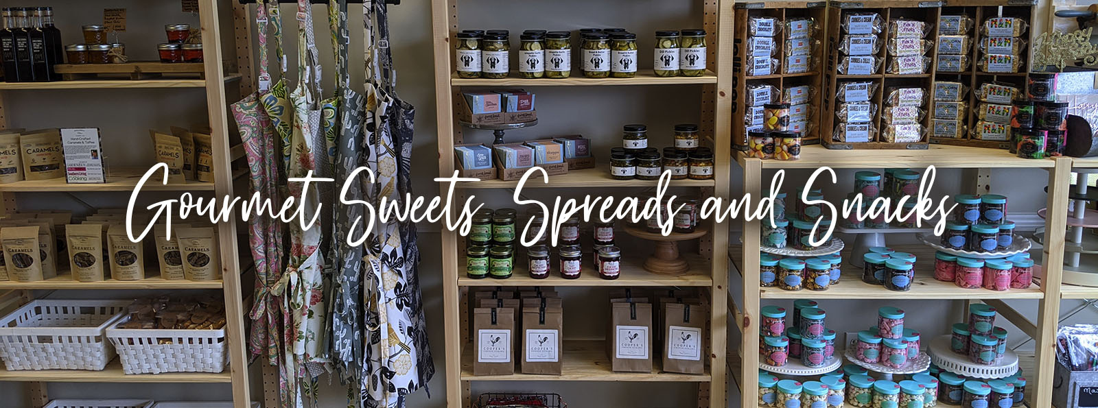 Gourmet Retail Goods, Snacks, Spreads, Sweets