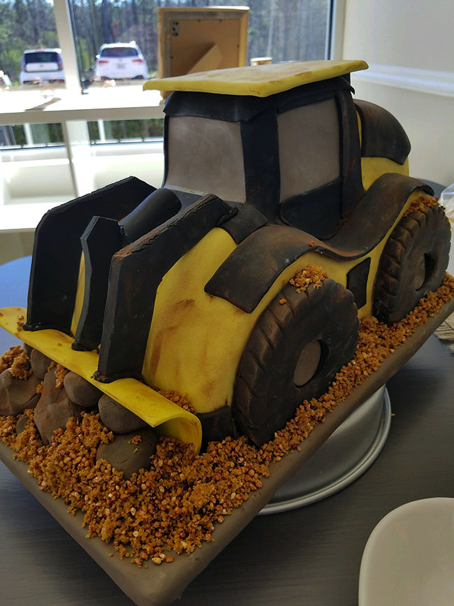 Bulldozer - Heavy Equipment cake