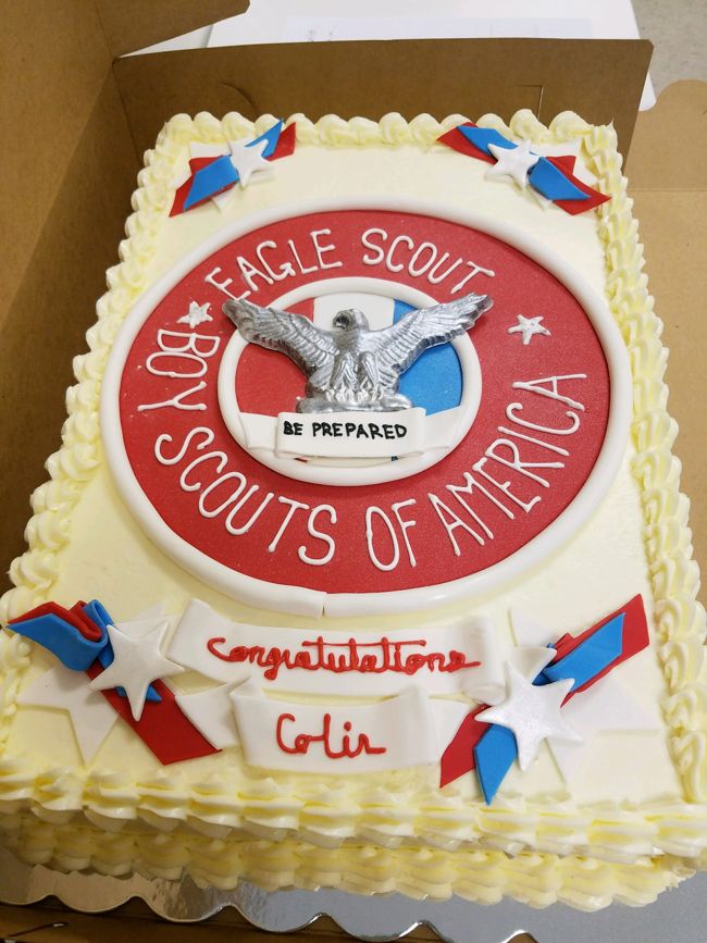 Eagle Scout level achievement cake
