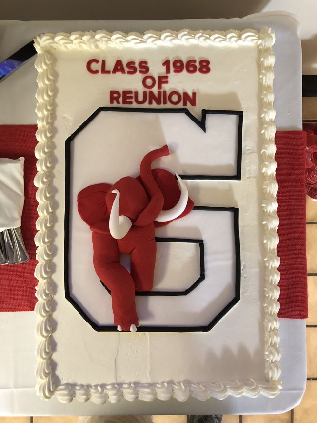 1968 class reunion cake