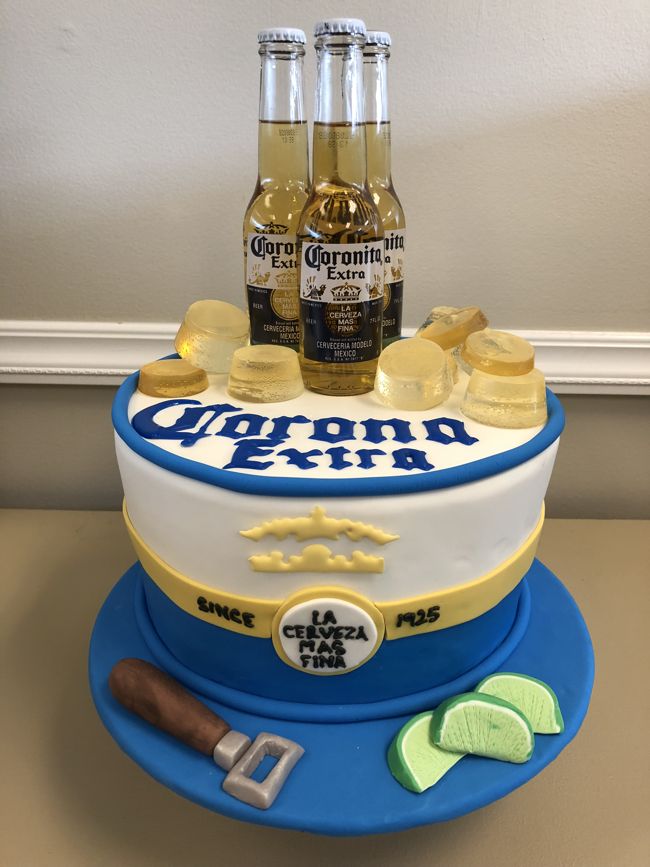 Corona Beer cake
