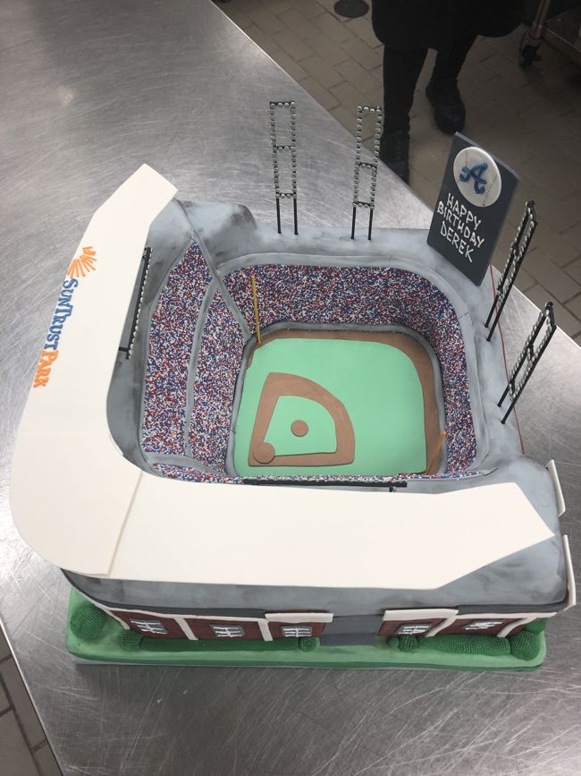 view 2 Suntrust Stadium cake cake